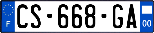 CS-668-GA