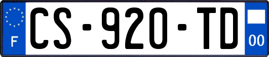 CS-920-TD