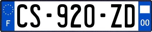 CS-920-ZD