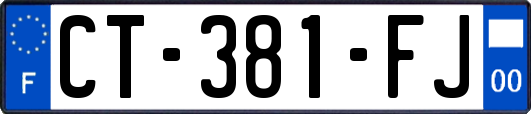 CT-381-FJ