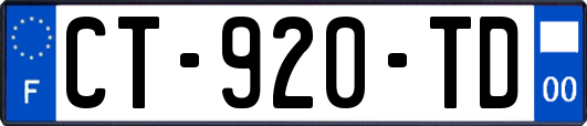 CT-920-TD