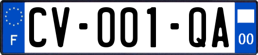 CV-001-QA