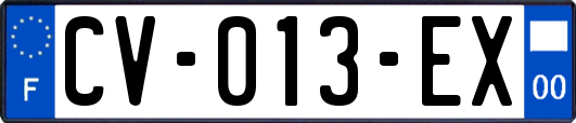 CV-013-EX