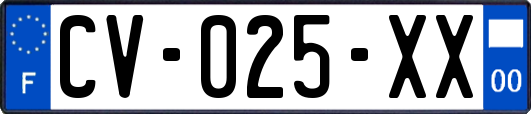 CV-025-XX