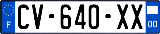 CV-640-XX