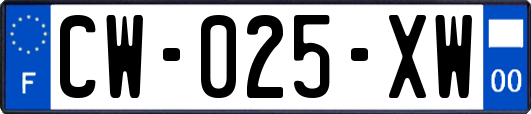 CW-025-XW