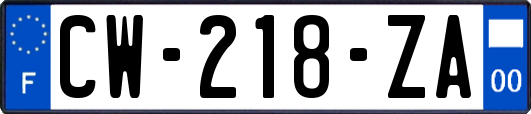 CW-218-ZA