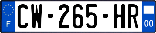 CW-265-HR