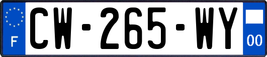 CW-265-WY