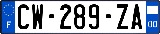 CW-289-ZA