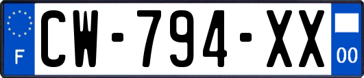 CW-794-XX