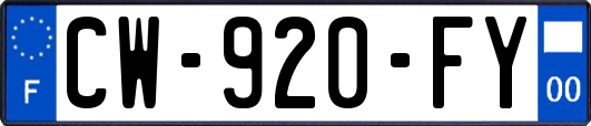 CW-920-FY