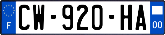 CW-920-HA