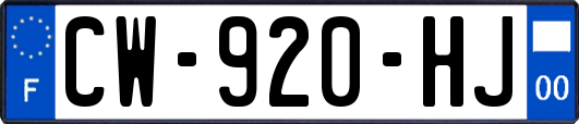 CW-920-HJ