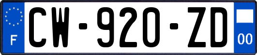 CW-920-ZD