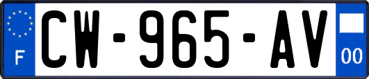 CW-965-AV