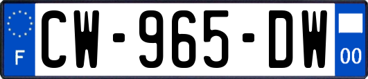 CW-965-DW