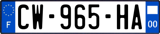 CW-965-HA