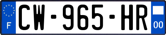 CW-965-HR