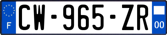 CW-965-ZR