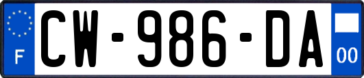 CW-986-DA