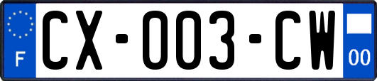 CX-003-CW