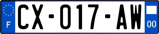 CX-017-AW