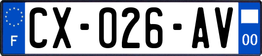 CX-026-AV