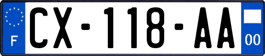 CX-118-AA