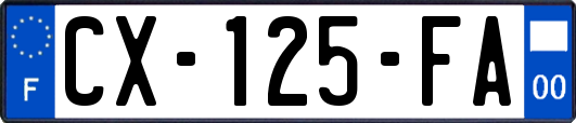 CX-125-FA