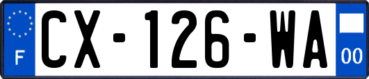 CX-126-WA