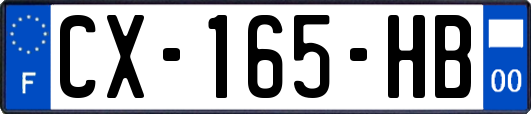 CX-165-HB