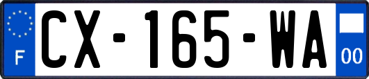 CX-165-WA