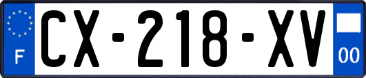 CX-218-XV