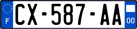 CX-587-AA