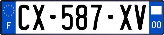 CX-587-XV