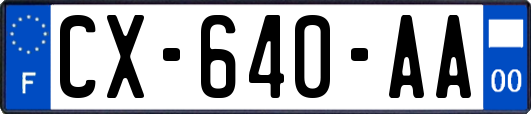 CX-640-AA