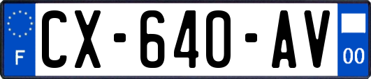 CX-640-AV