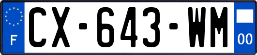 CX-643-WM