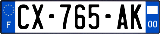 CX-765-AK