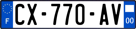 CX-770-AV