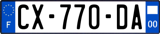 CX-770-DA