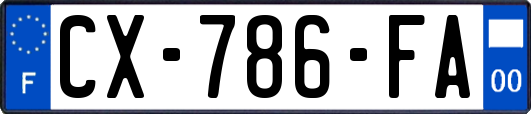 CX-786-FA