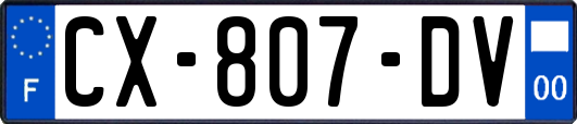 CX-807-DV