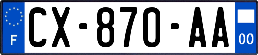 CX-870-AA