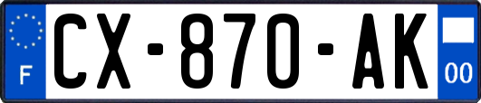 CX-870-AK