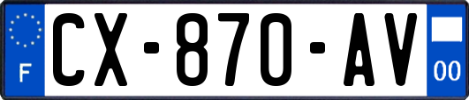 CX-870-AV