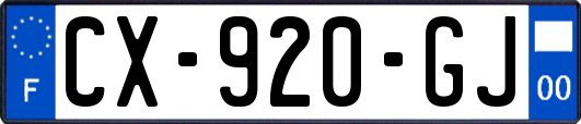 CX-920-GJ