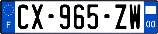 CX-965-ZW