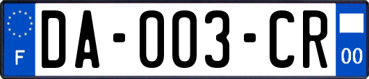 DA-003-CR